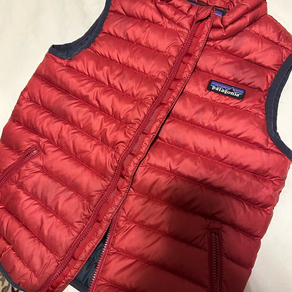 Patagonia Kids Scarlet Puffer Vest